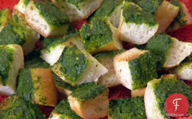 Verde Devorar - ' Ems Pedaços De Pão De Alho