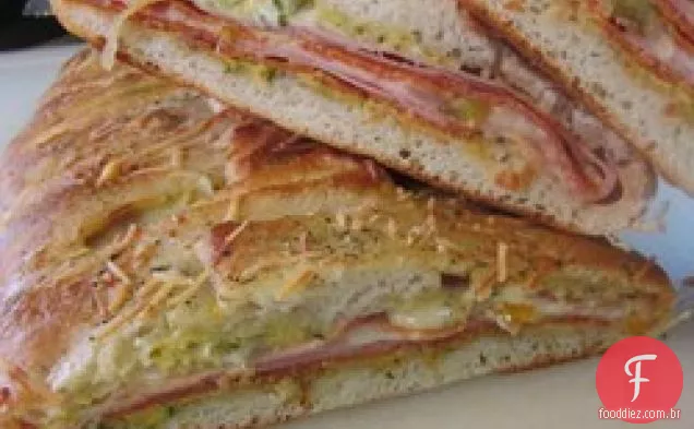 Carne e vegetais Stromboli