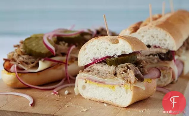 Sanduíche Cubano Cozido Lento