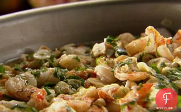 Camarão com alho torrado: Camerones de Ajo