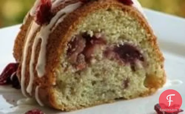 Bolo De Café Com Redemoinho De Cranberry