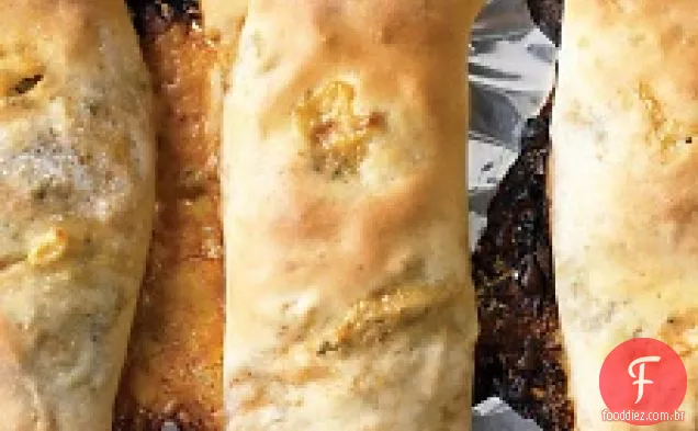 Brócolis, Tomate E Mussarela Stromboli