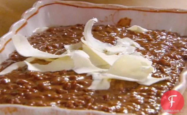 Pudim De Risoto De Chocolate