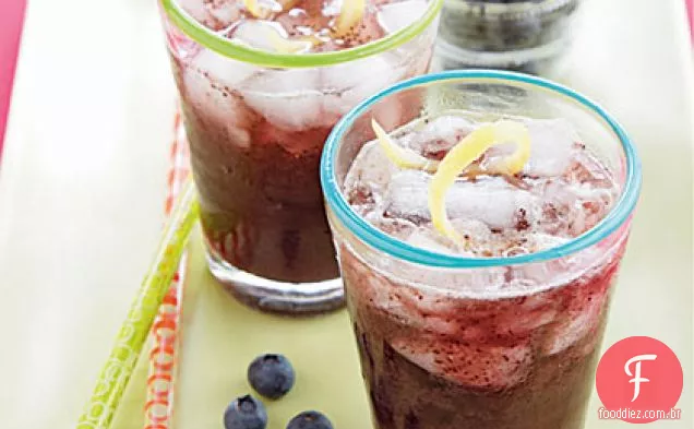 Blueberry-Suco De Gengibre