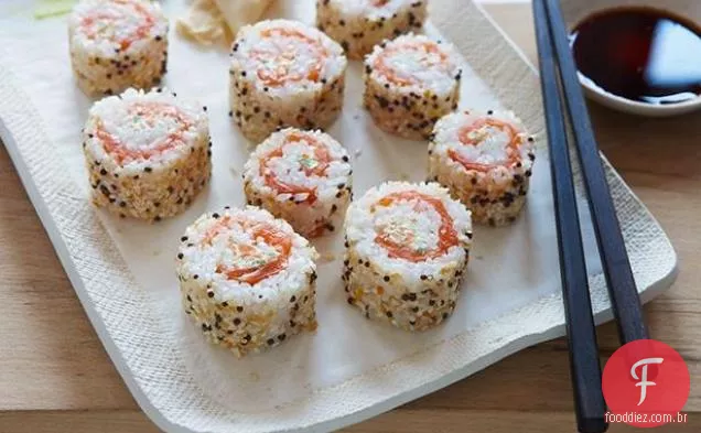 Tudo Bagel Sushi Rolls
