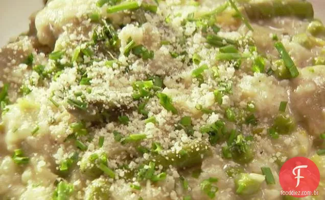 Risoto Verde Primavera Com Alcachofras