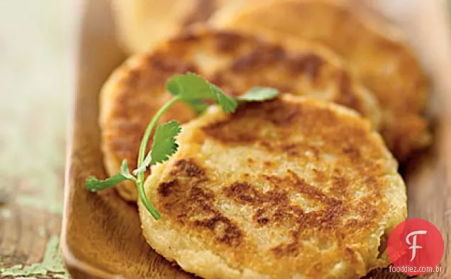 Arepas com cobertura saborosa