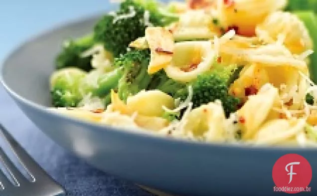 Orecchiette Picante Com Brócolis