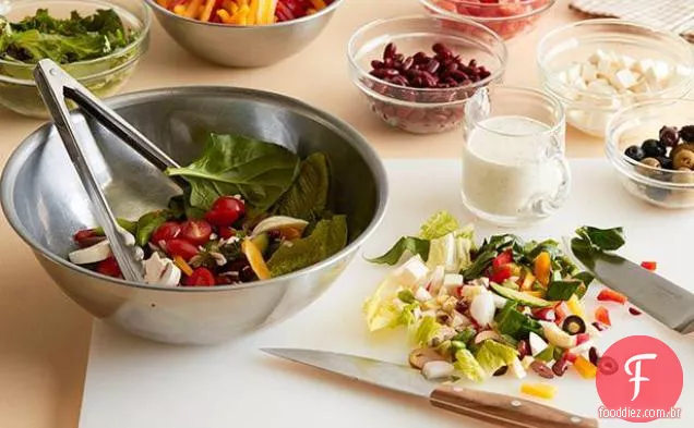 Salada Picada Ao Estilo De Nova York