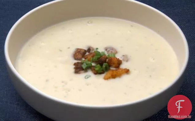 Pastinaga assada e sopa de Chocolate com baunilha