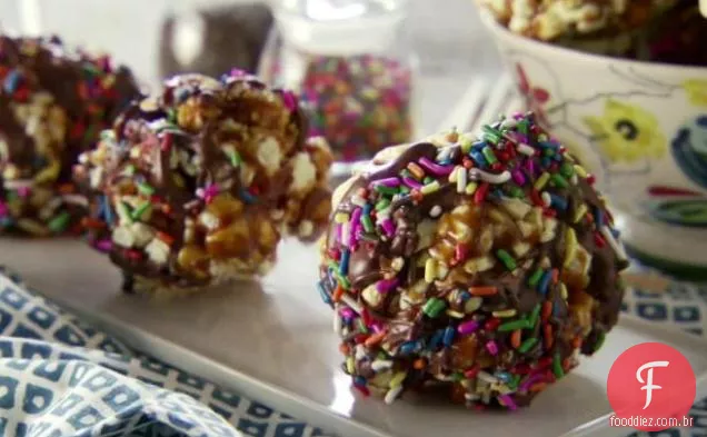 Bolas De Pipoca Caramelo