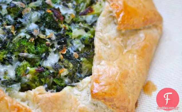 Receita Rústica De Torta De Brócolis E Espinafre