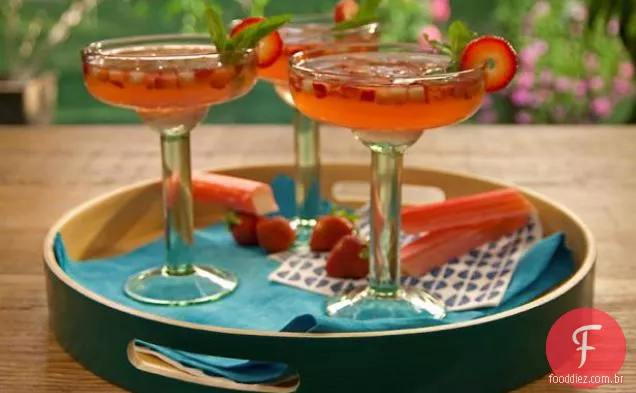 Morango Ruibarbo Margaritas