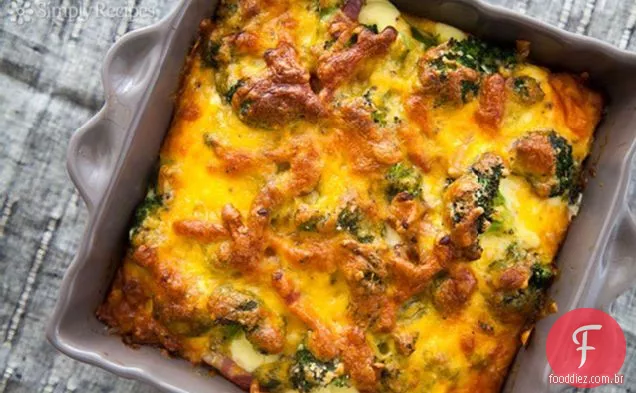 Caçarola De Queijo Brócolis
