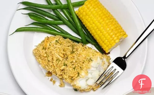 Filetes De Peixe Assados Crocantes