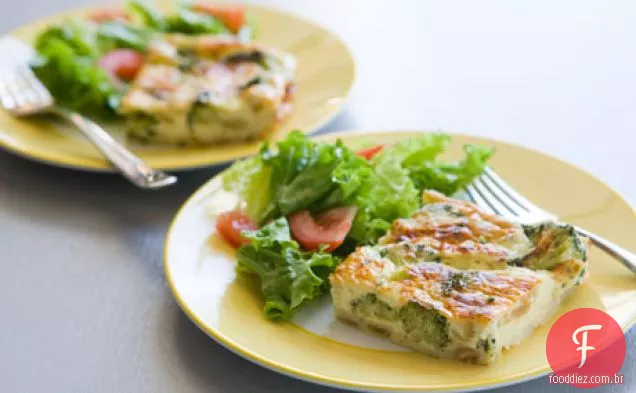Quiche De Brócolis Crustless