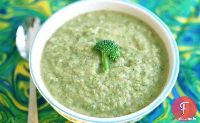 Broccoli-couve-flor Cheddar Soup