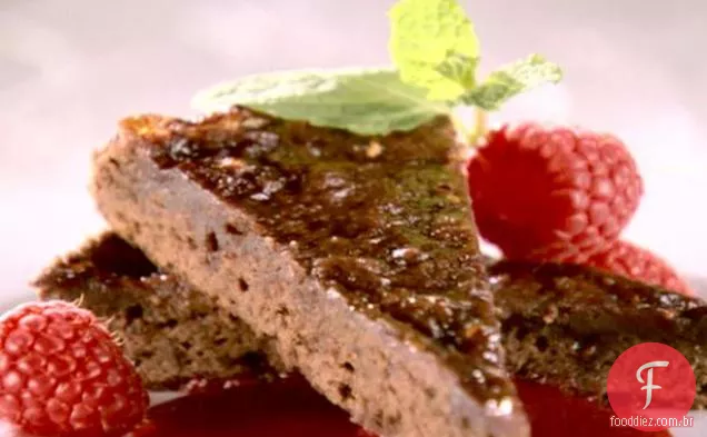 Triple Raspberry Brownie