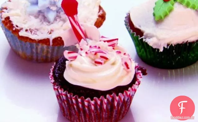 Peppermint Chocolate Quente Cupcake