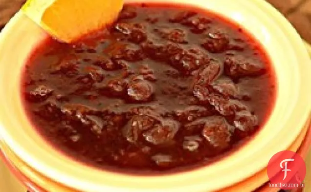 Molho De Cranberry De Cidra De Maçã