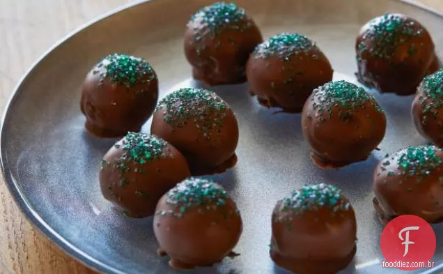 Trufas De Chocolate Com Hortelã