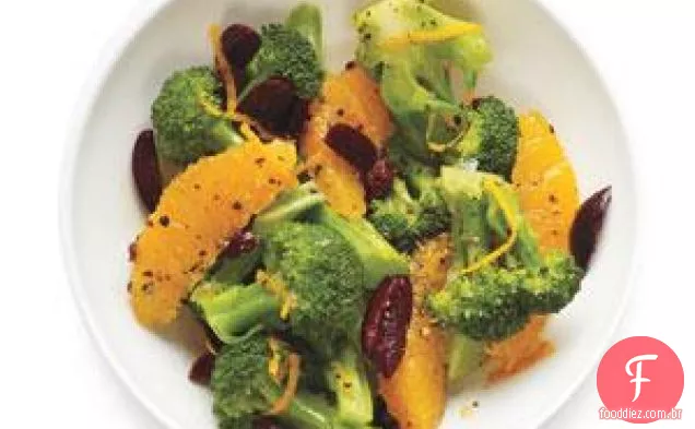 Salada De Brócolis, Laranja E Azeitona