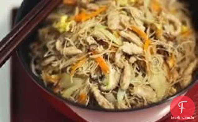 Tsao Mi Fun (Macarrão De Arroz Frito Taiwanês)