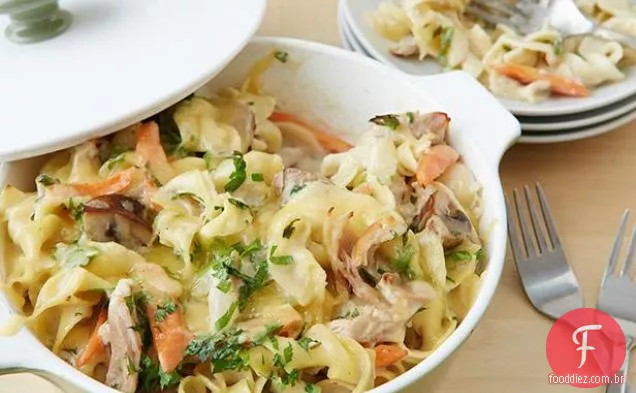 Caçarola De Macarrão De Frango