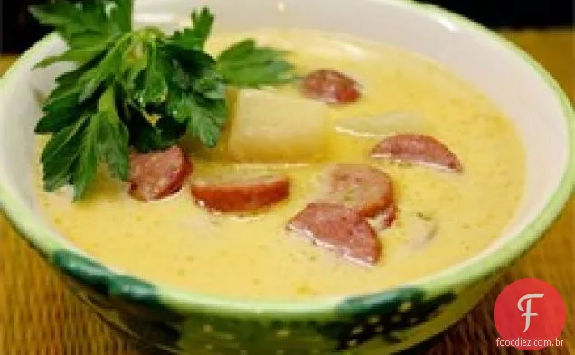 Sausage ' n Stout Cheese Soup