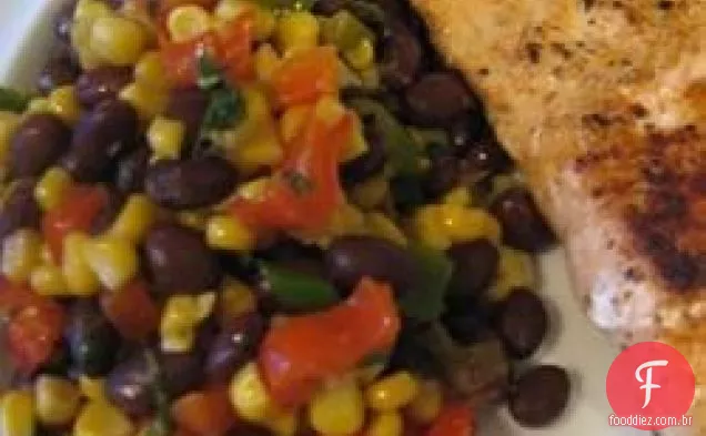 Salada de milho Kickin de Kathleen