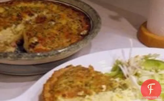 Meu cara não Sissy presunto e queijo Quiche