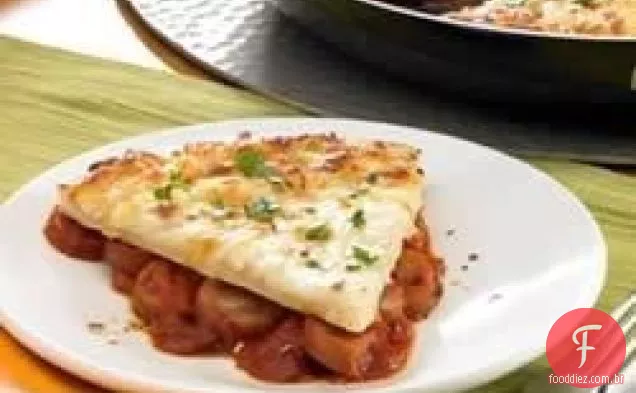 Johnsonville ® Três Queijo Estilo Italiano Frango Salsicha Frigideira Pizza