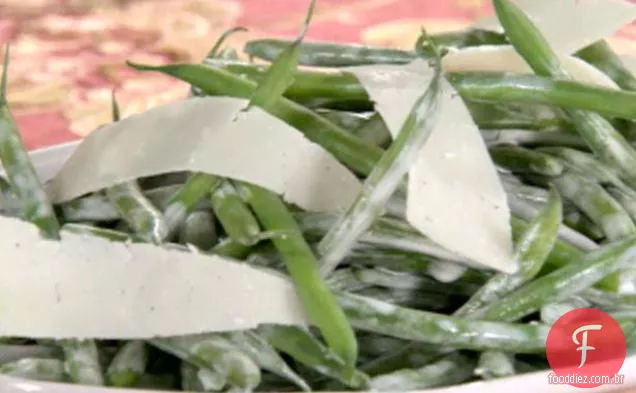 Salada Haricots Verts com creme de trufas