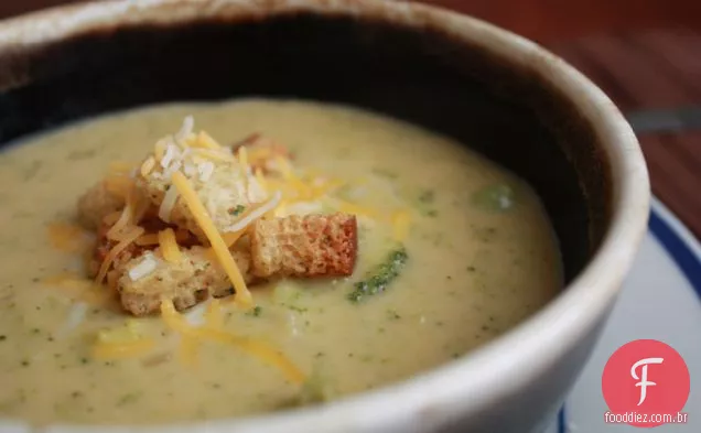 Broccoli Cheddar Ale Soup