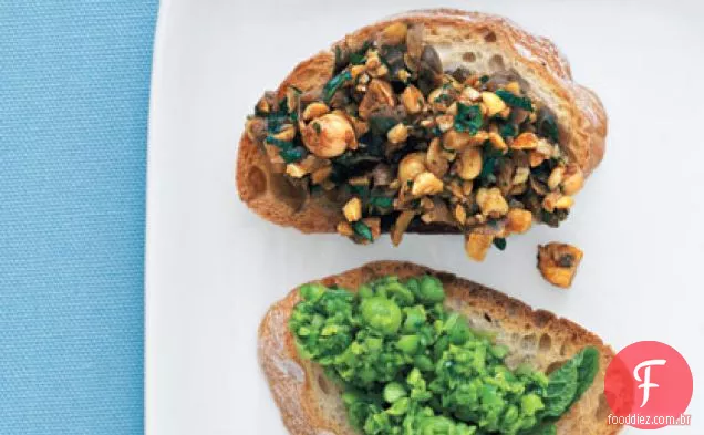 Nozes e Parmesão Bruschetta