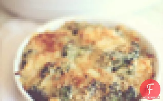 Salada De Couve-Flor De Brócolis Com Bacon
