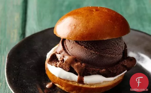 Sanduíches De Gelato De Chocolate