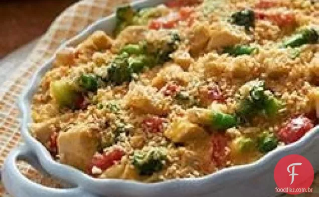 Caçarola de brócolis e frango Cheddar da Country Crock®