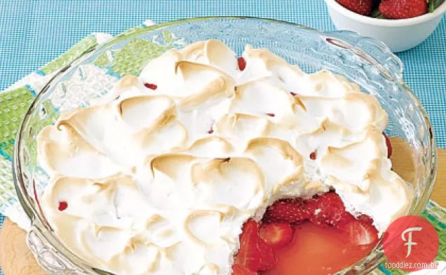 Merengue Gratinado Morango