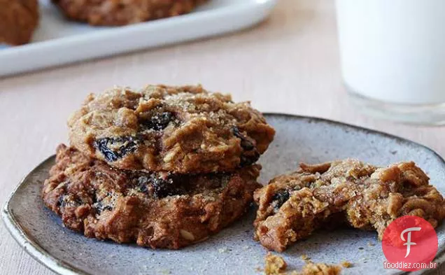 Abóbora Temperada-Biscoitos De Passas