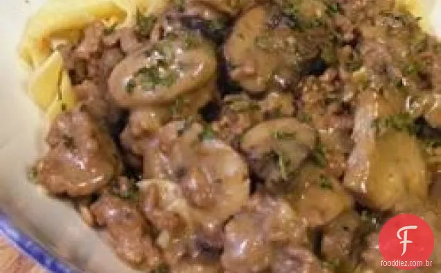 Sem Creme Azedo Stroganoff De Carne