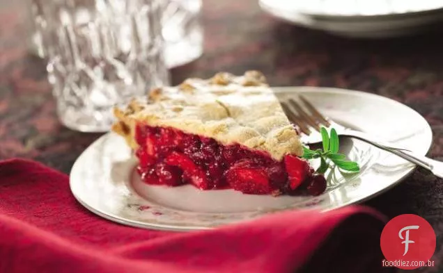 Torta De Framboesa De Maçã Cranberry