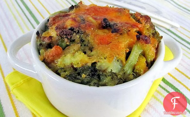 Brócolis E Couve-Flor Gratinado