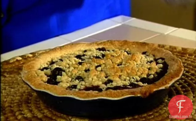 Torta de mirtilo perfeita da Polly