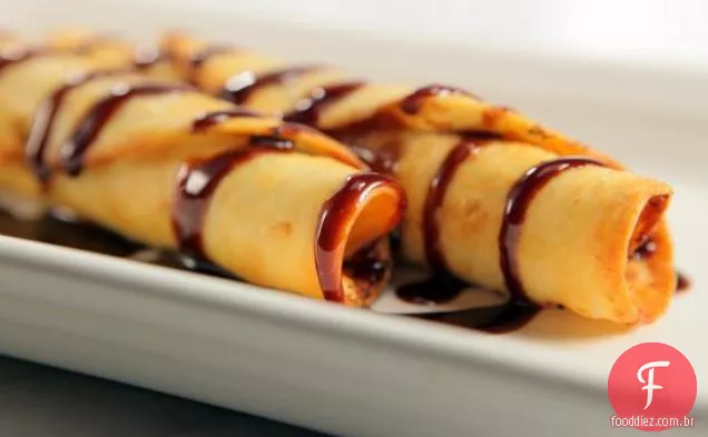 Caramel Banana Taquitos