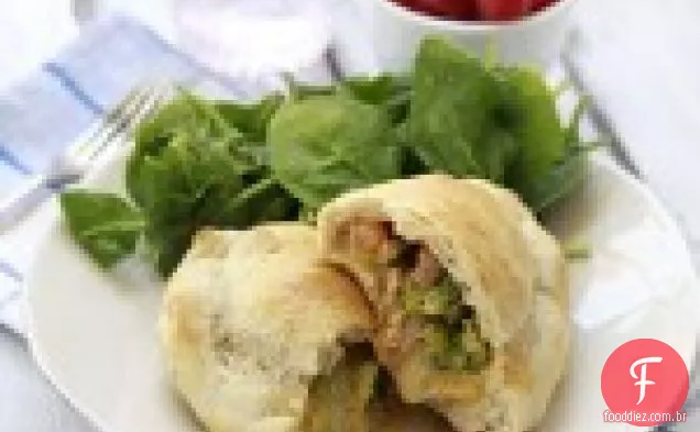 Presunto De Queijo E Brócolis Calzone