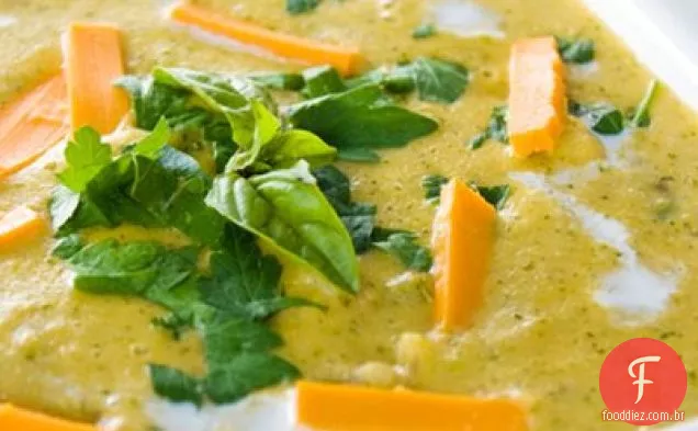 Sopa Picante De Cheddar De Brócolis