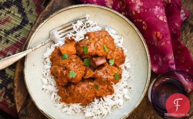 Tomate-Iogurte Frango Curry