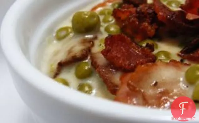 Ervilhas creme com Bacon