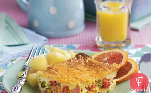 Holly's Broccoli Ham And Cheese Strata
